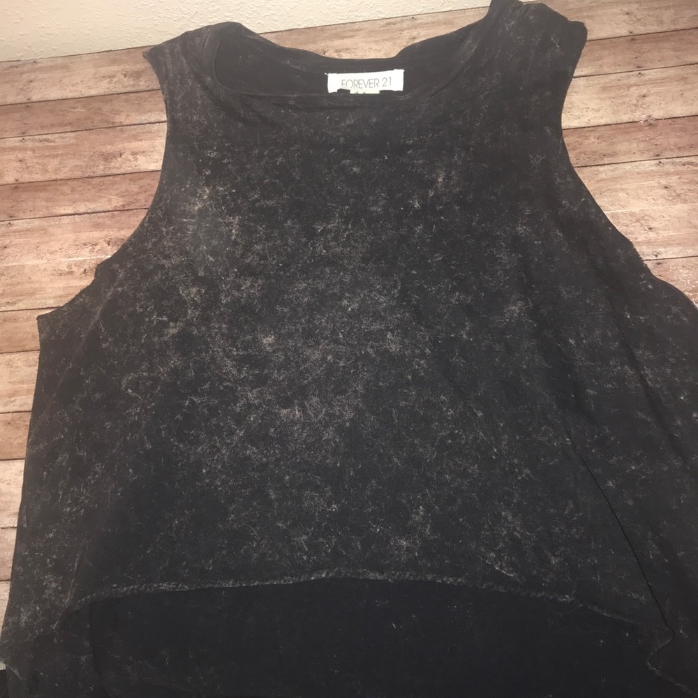 dark grey forever 21 tank
